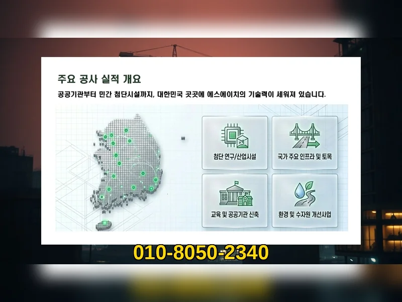 가산 건축 견적 품질 보증 - 에스에이치건설